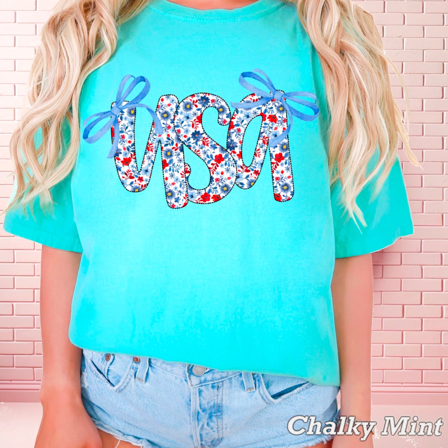 USA Bows Comfort Color Graphic Tee