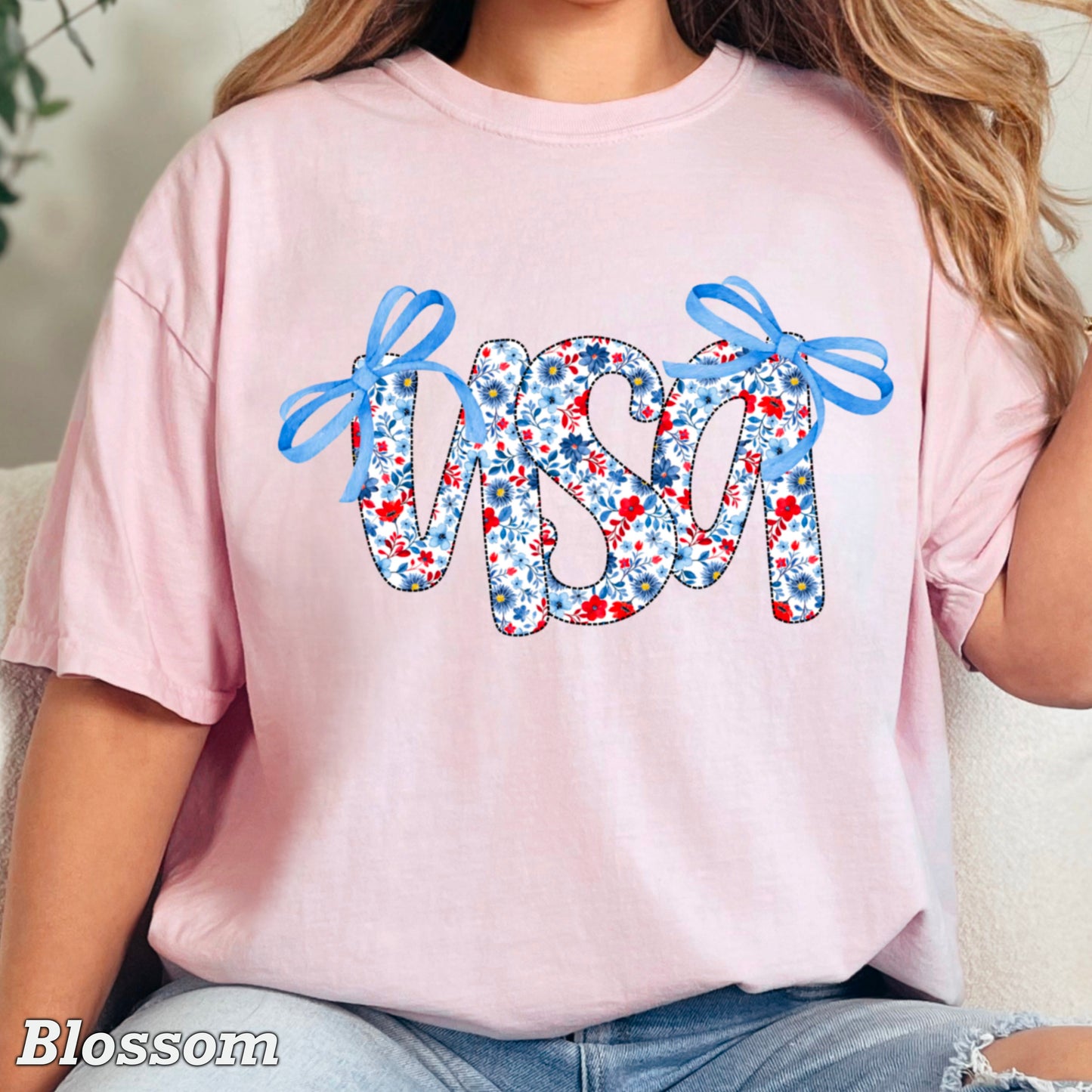USA Bows Comfort Color Graphic Tee