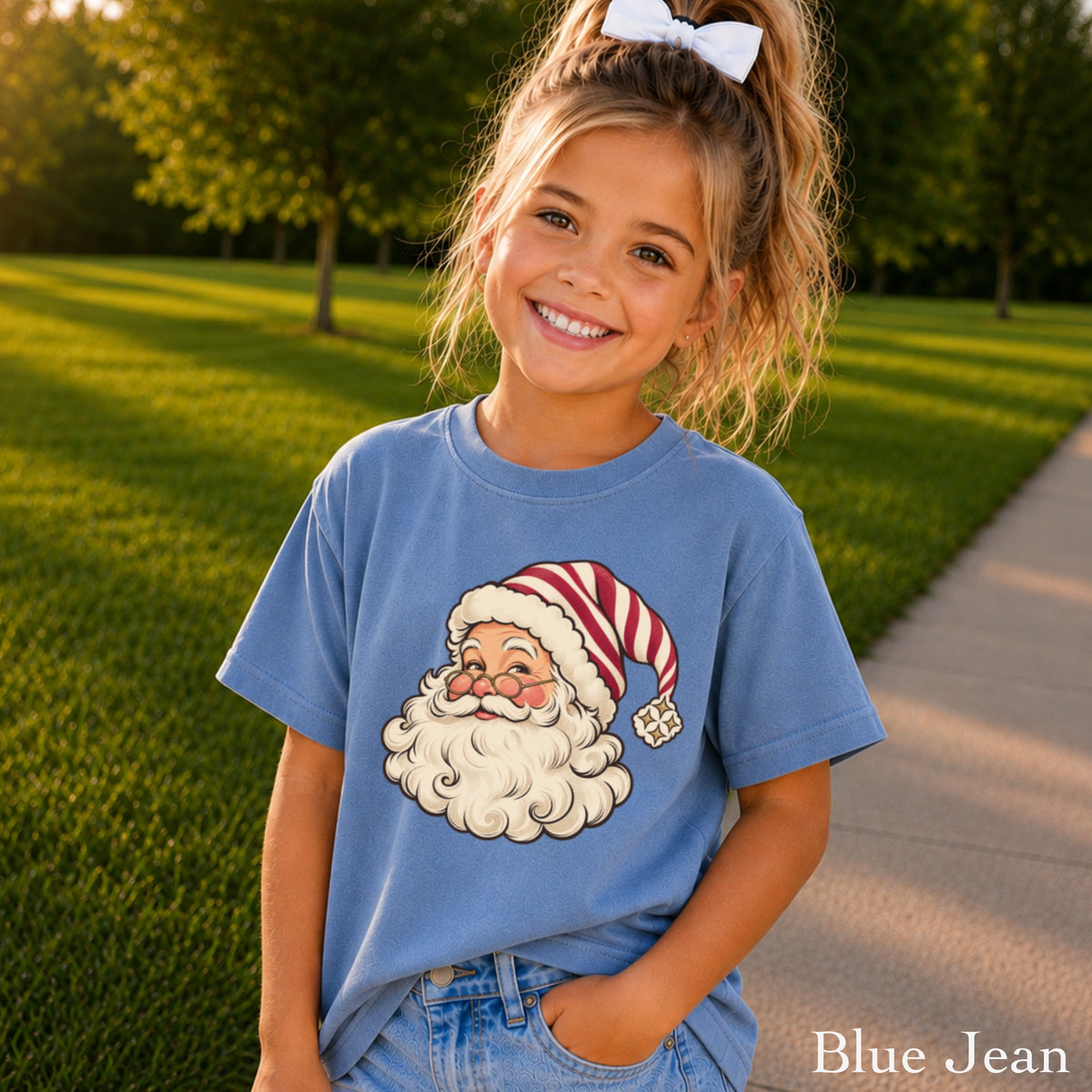 Santa Youth Comfort Color T-Shirt