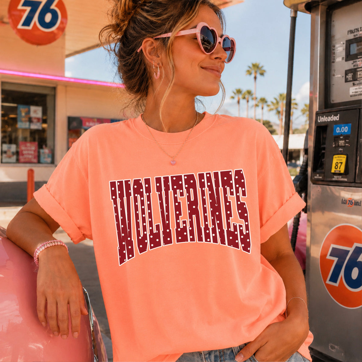 Wolverines Comfort Color Graphic Tee