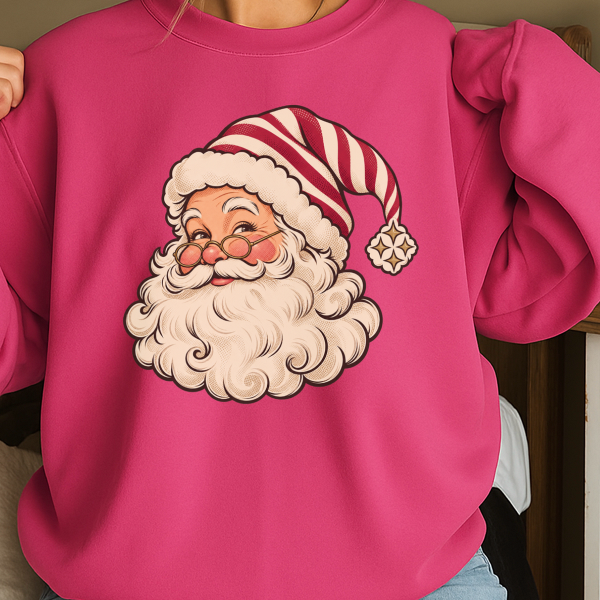 Santa Christmas Crewneck Sweatshirt