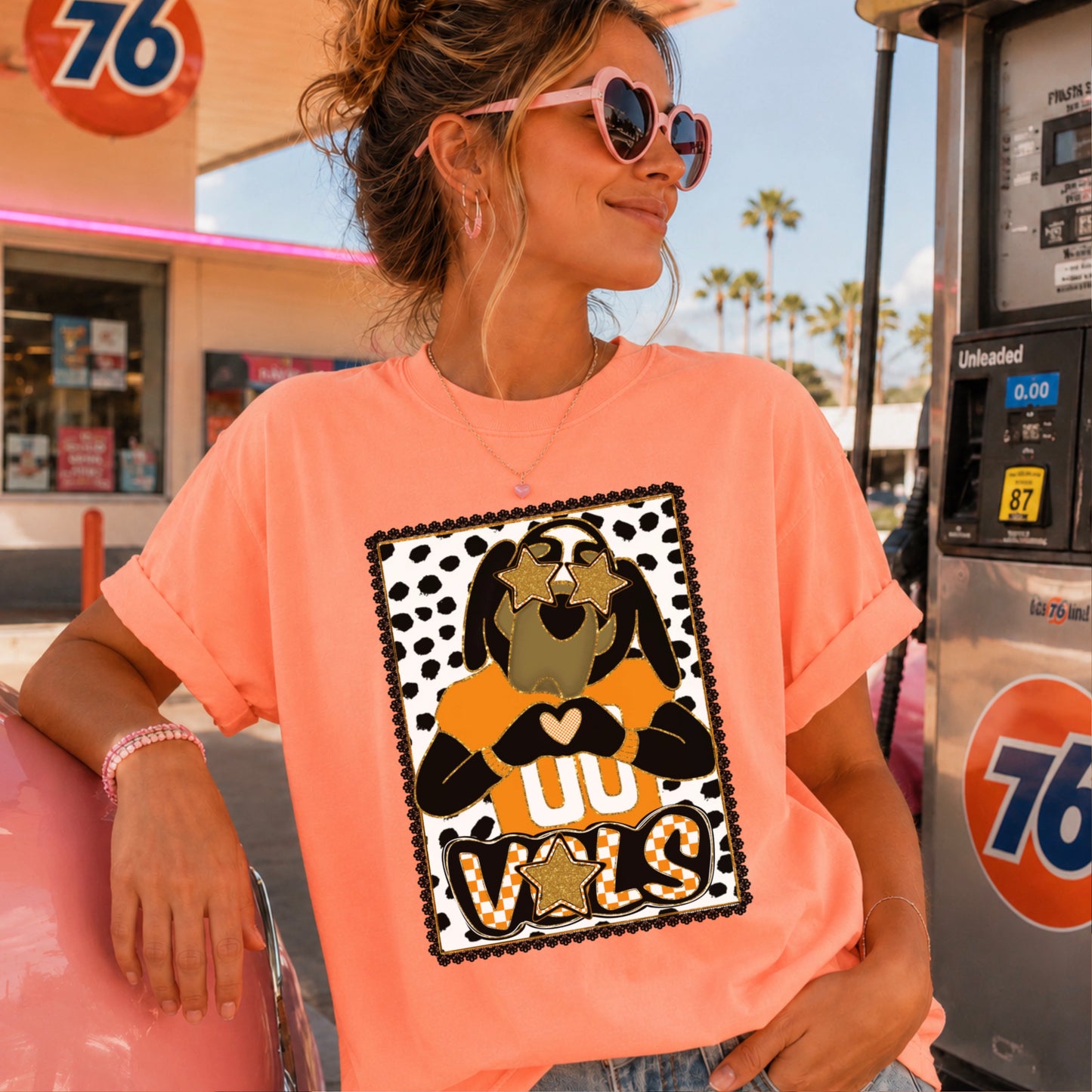 Tennessee Heart Me Comfort Color Graphic Tee