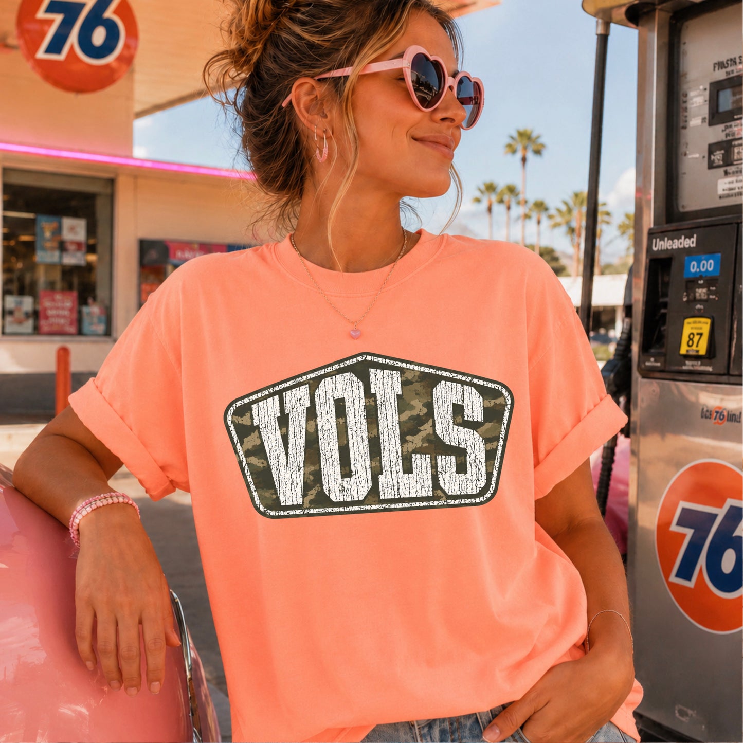 Tennessee Camo Comfort Color Graphic Tee