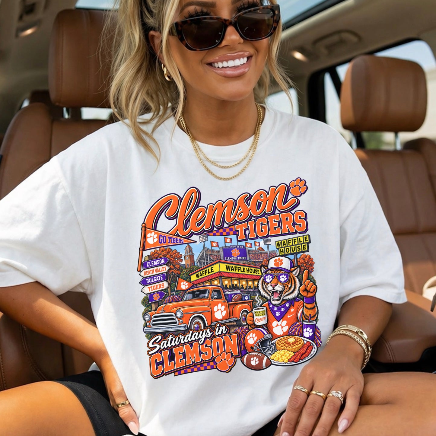 Clemson Saturdays DTF Transfer
