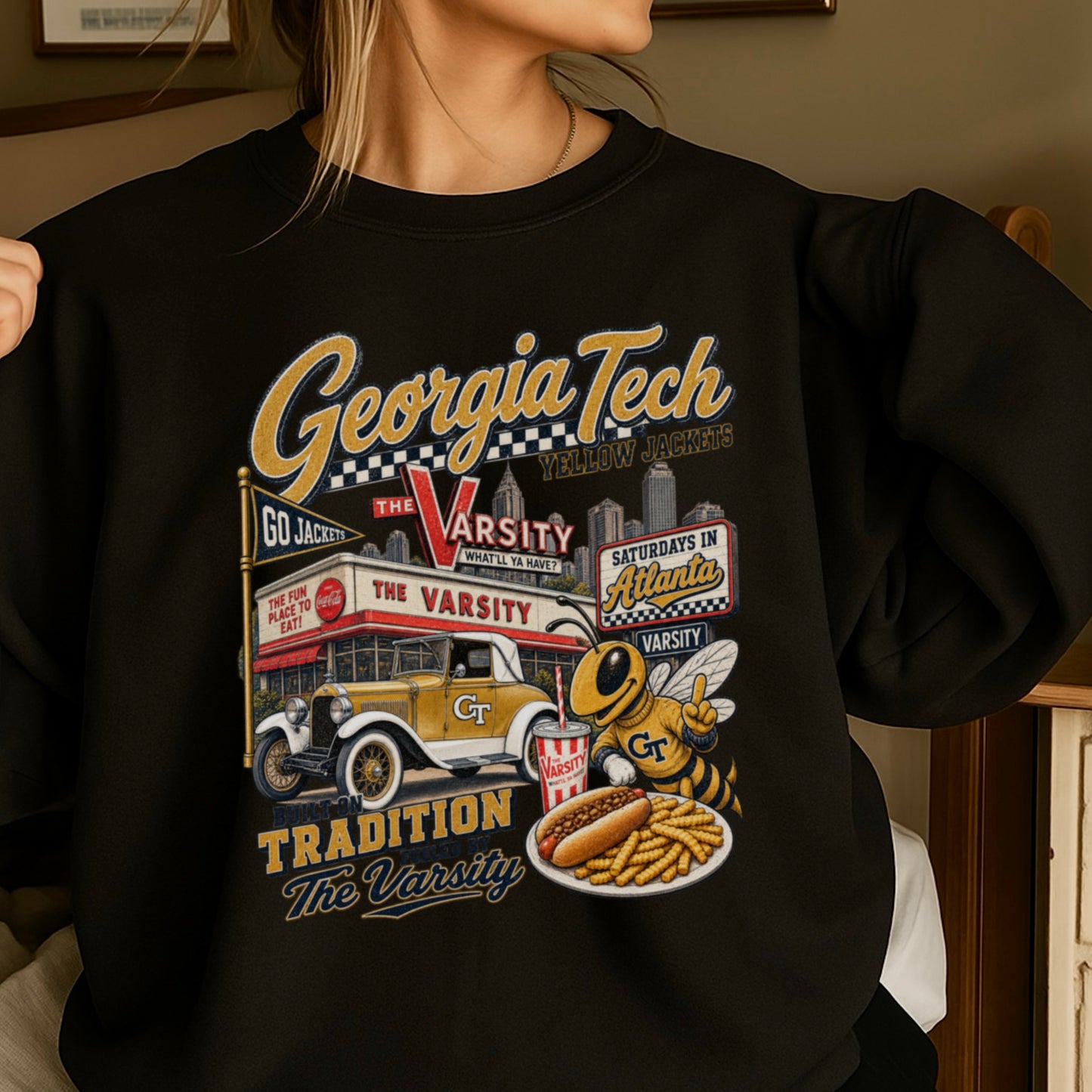 Atlanta Saturdays Crewneck Sweatshirt