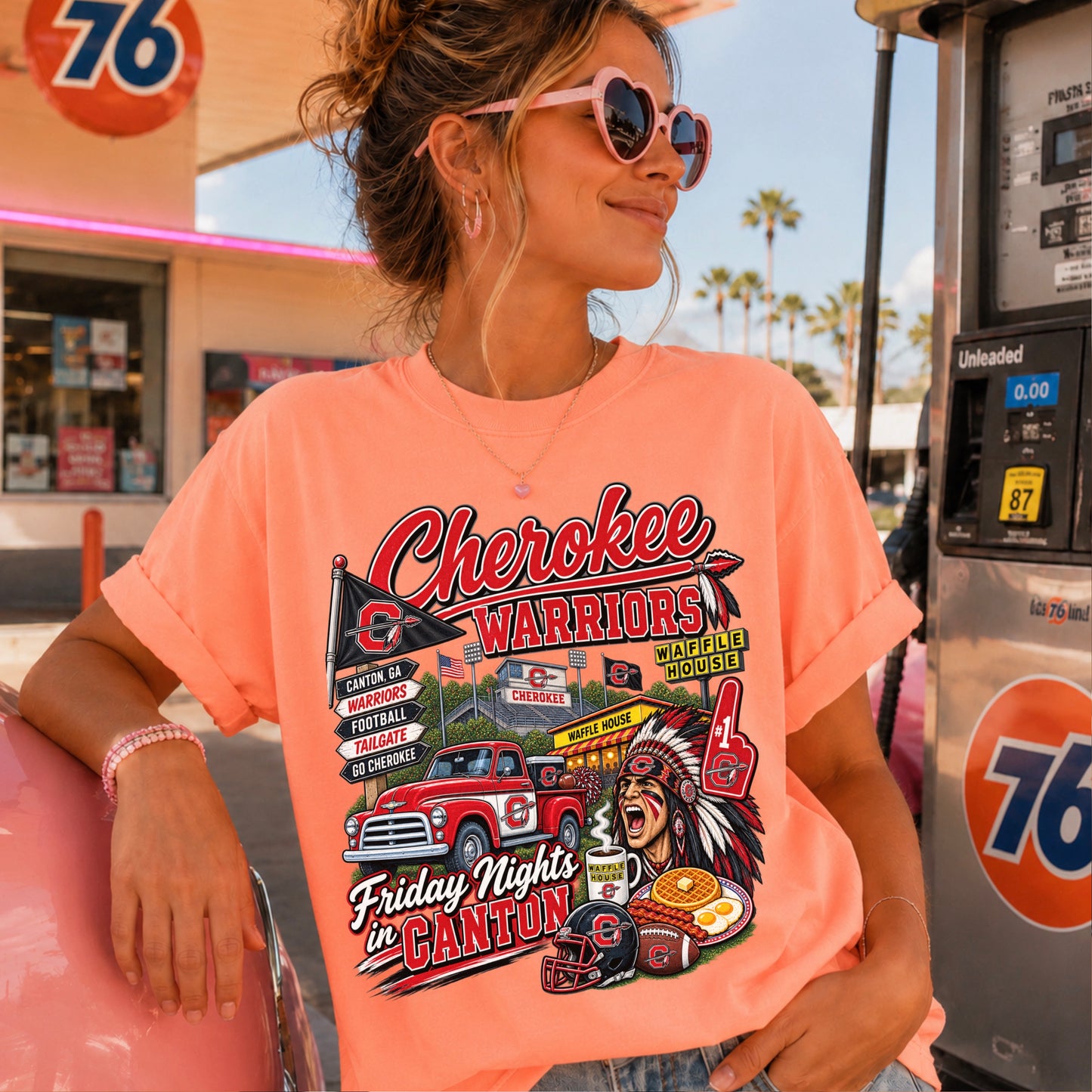 Cherokee Friday Nights Comfort Color Graphic Tee ON SALE UNTIL 09/04/26