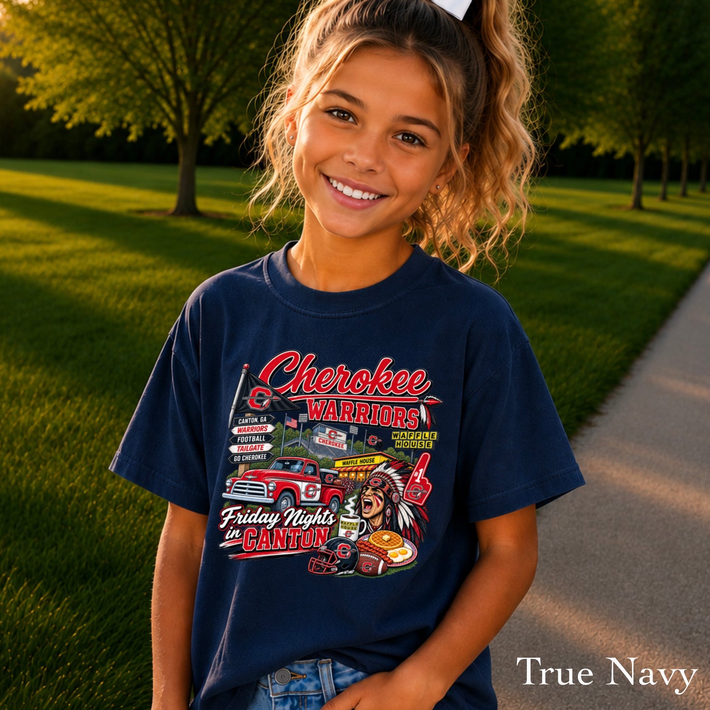 Cherokee Friday Nights Youth Comfort Color T-Shirt ON SALE UNTIL 09/04/26