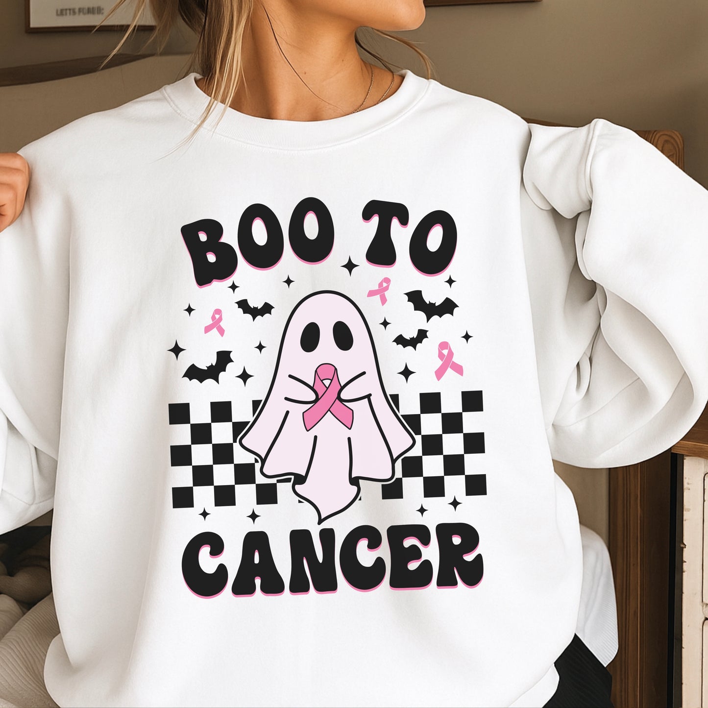 Boo To Cancer DTF Transfer