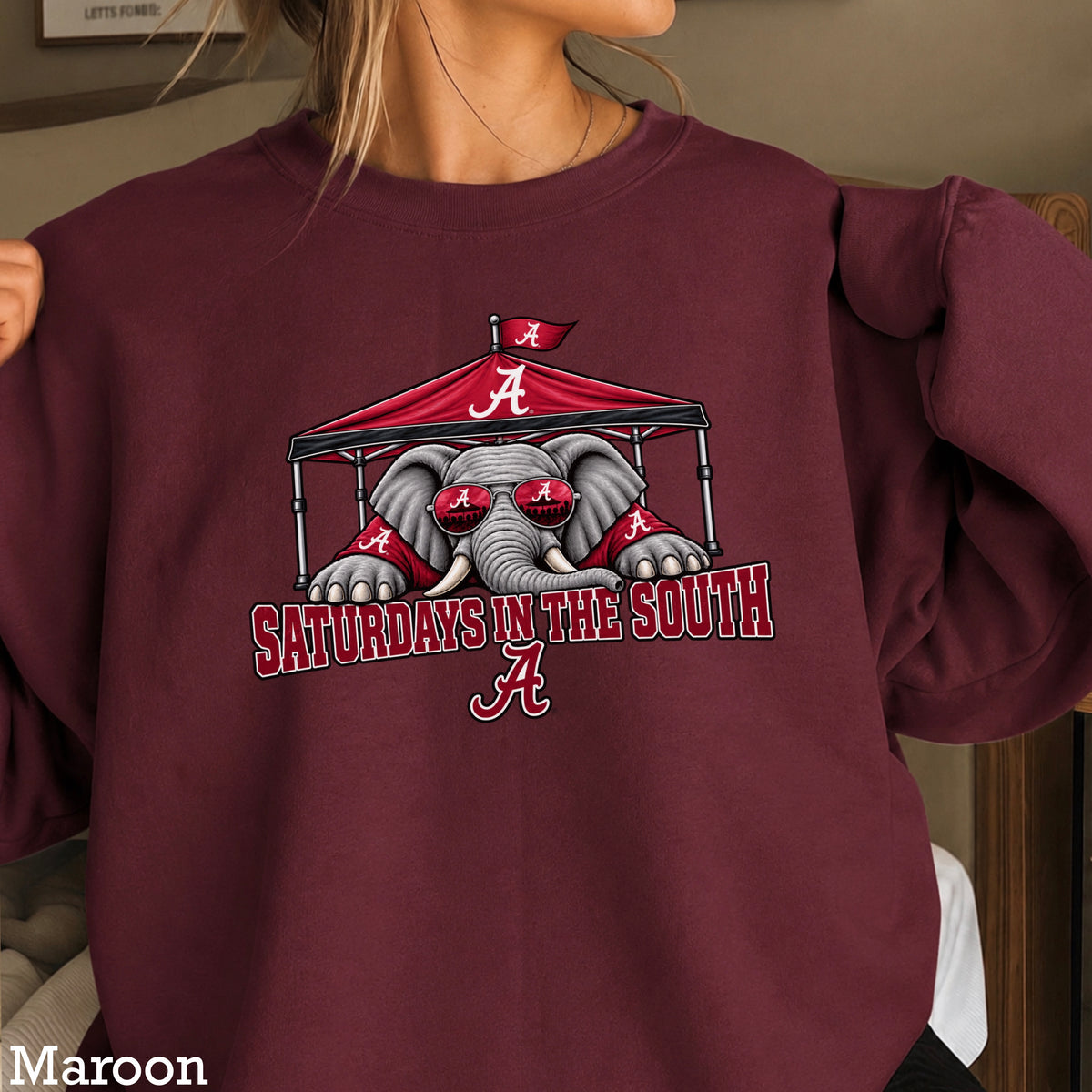 Saturdays In The South Crewneck Sweatshirt