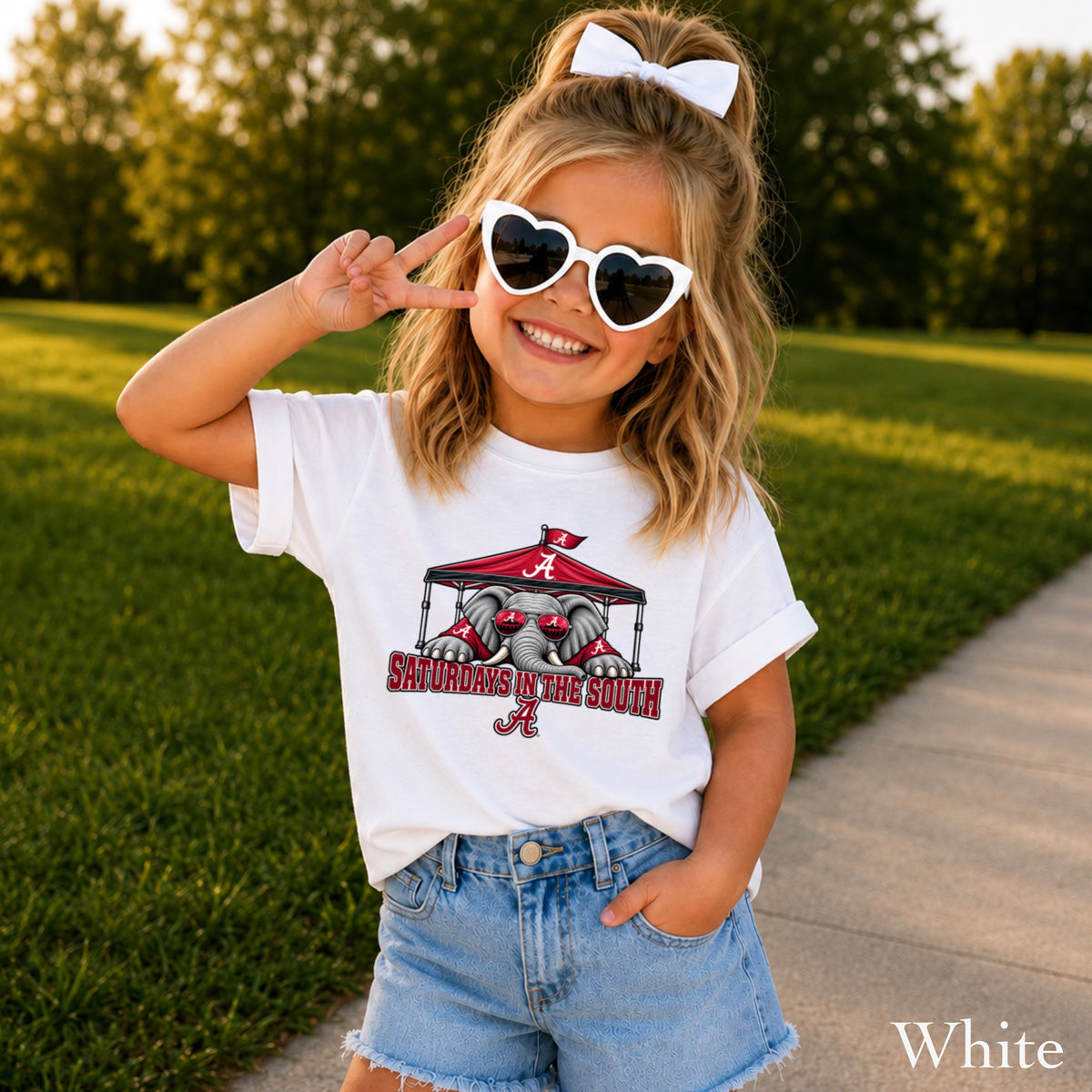 Saturdays In The South Youth Comfort Color T-Shirt