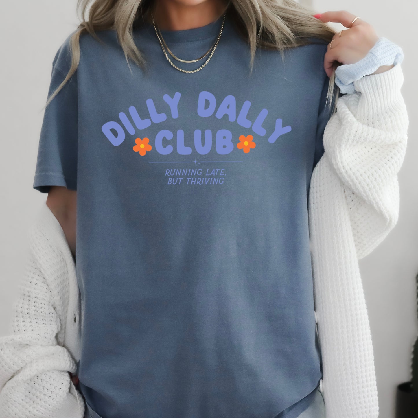 Dilly Dally Club Comfort Color Graphic Tee