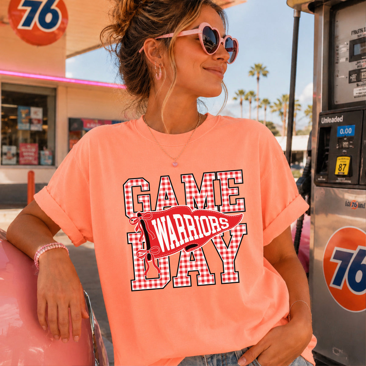 Warriors Comfort Color Graphic Tee