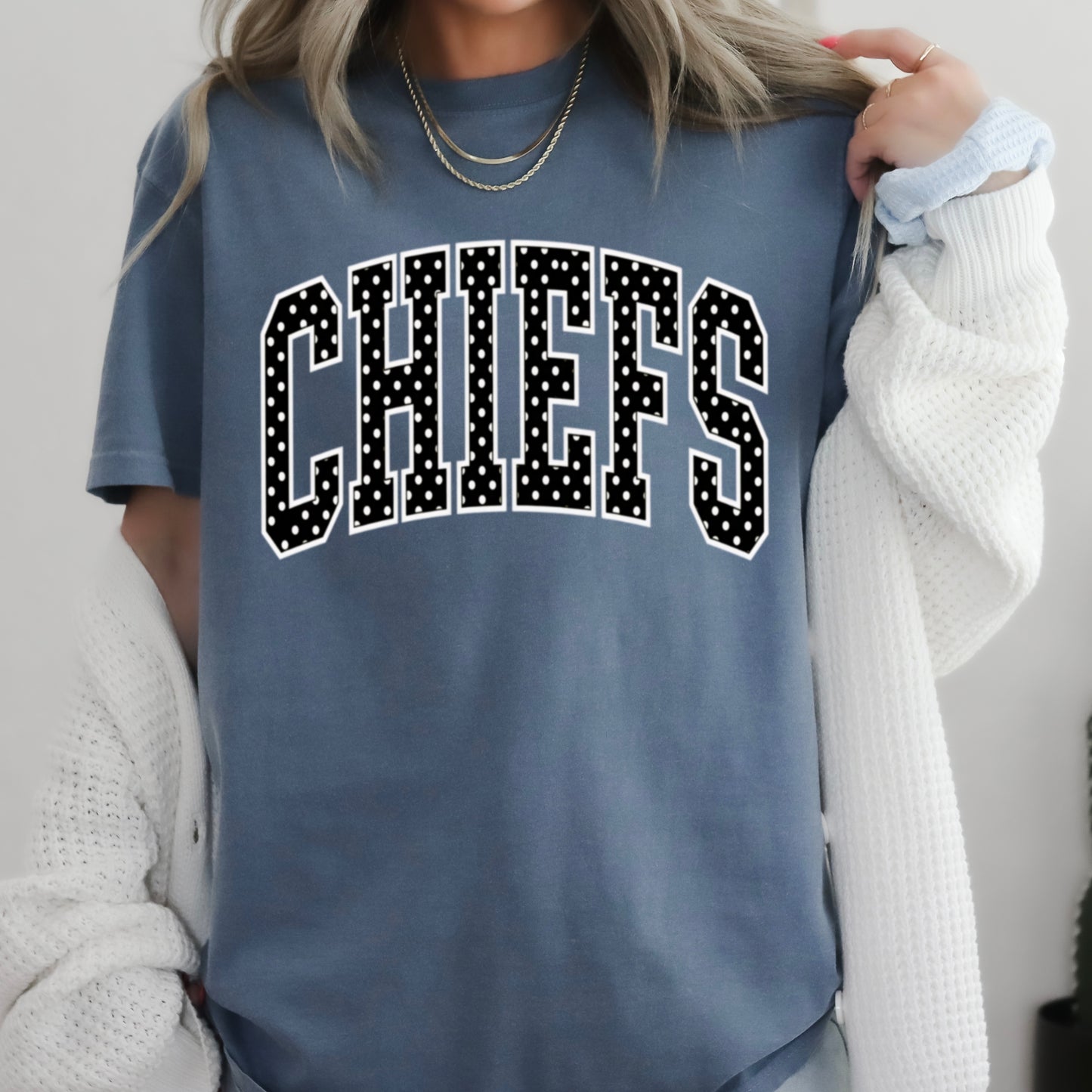 Chiefs Comfort Color Graphic Tee