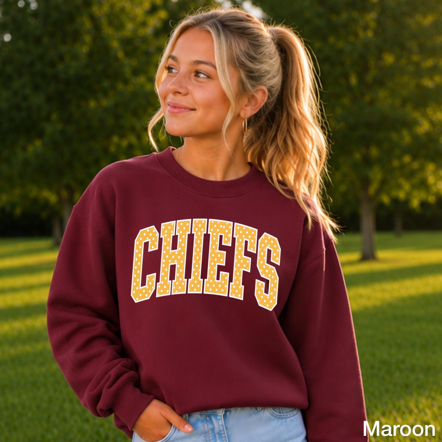 Chiefs Youth Crewneck Sweatshirt