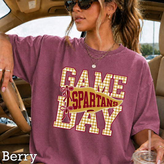 Spartans Comfort Color Graphic Tee