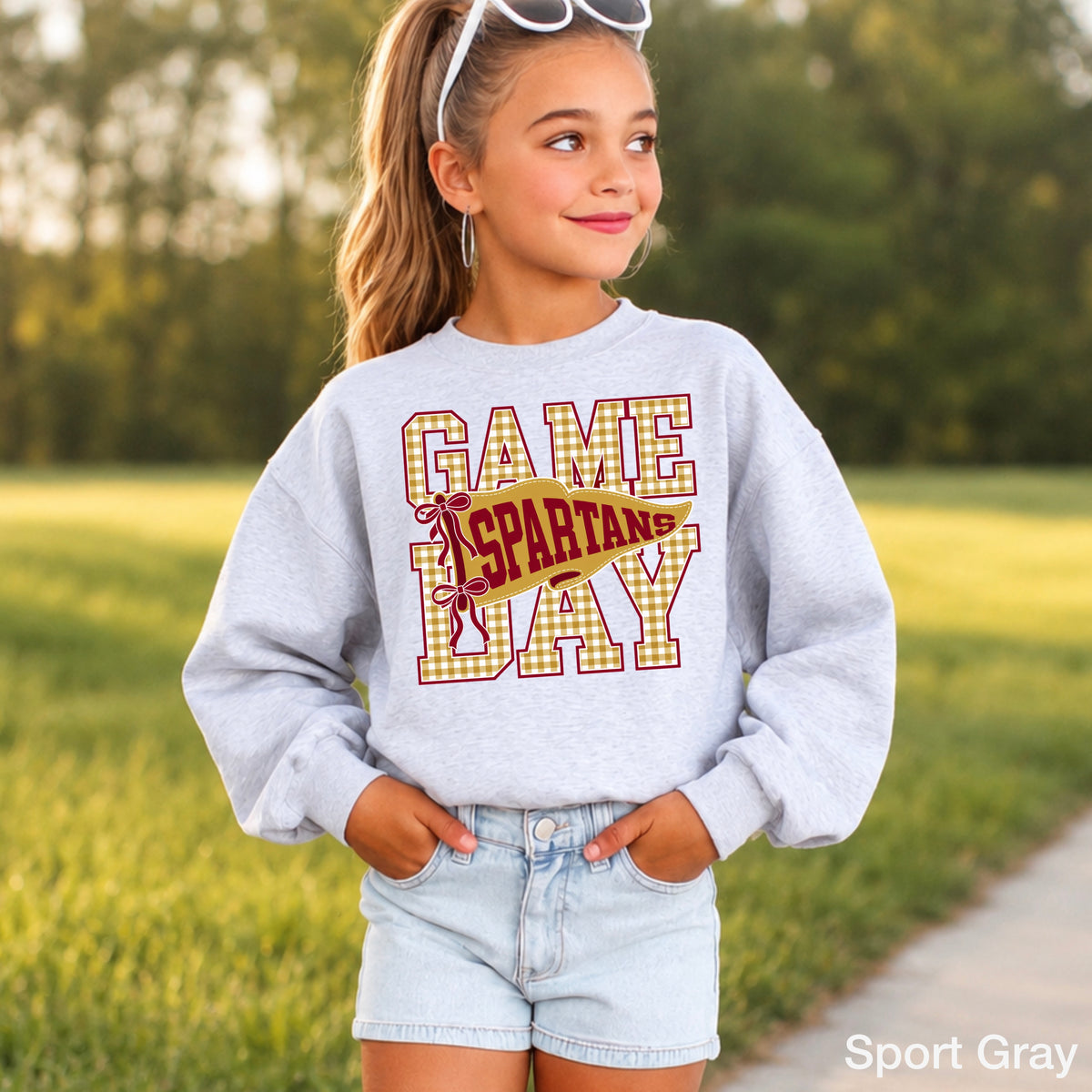 Spartans Youth Crewneck Sweatshirt