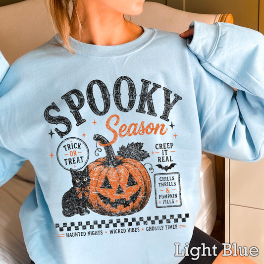 Spooky Season Halloween Crewneck Sweatshirt