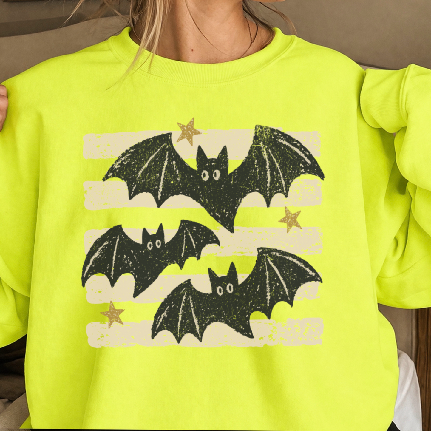 Halloween Bats Crewneck Sweatshirt
