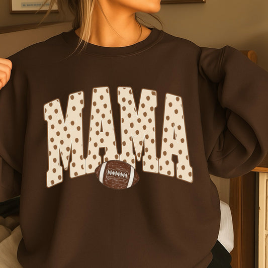 Football Mama Crewneck Sweatshirt