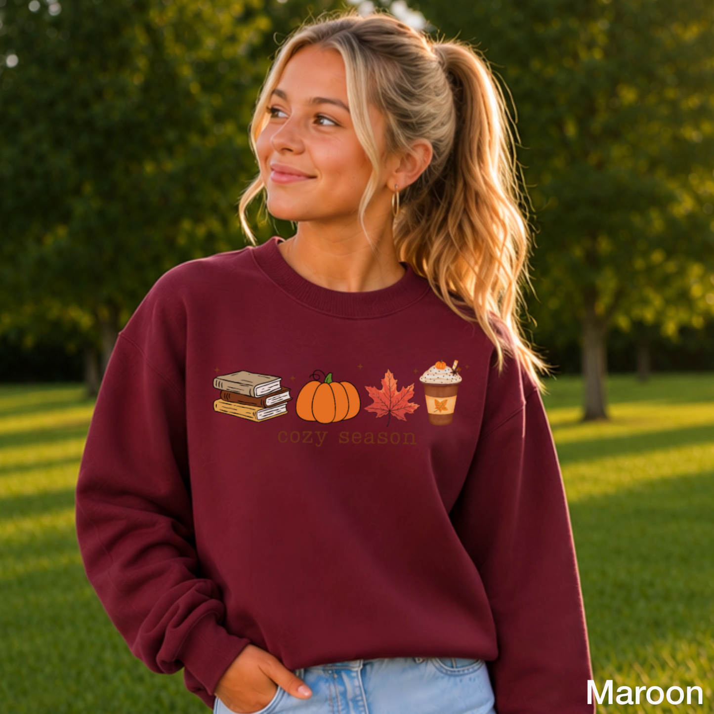 Cozy Season Youth Crewneck Sweatshirt