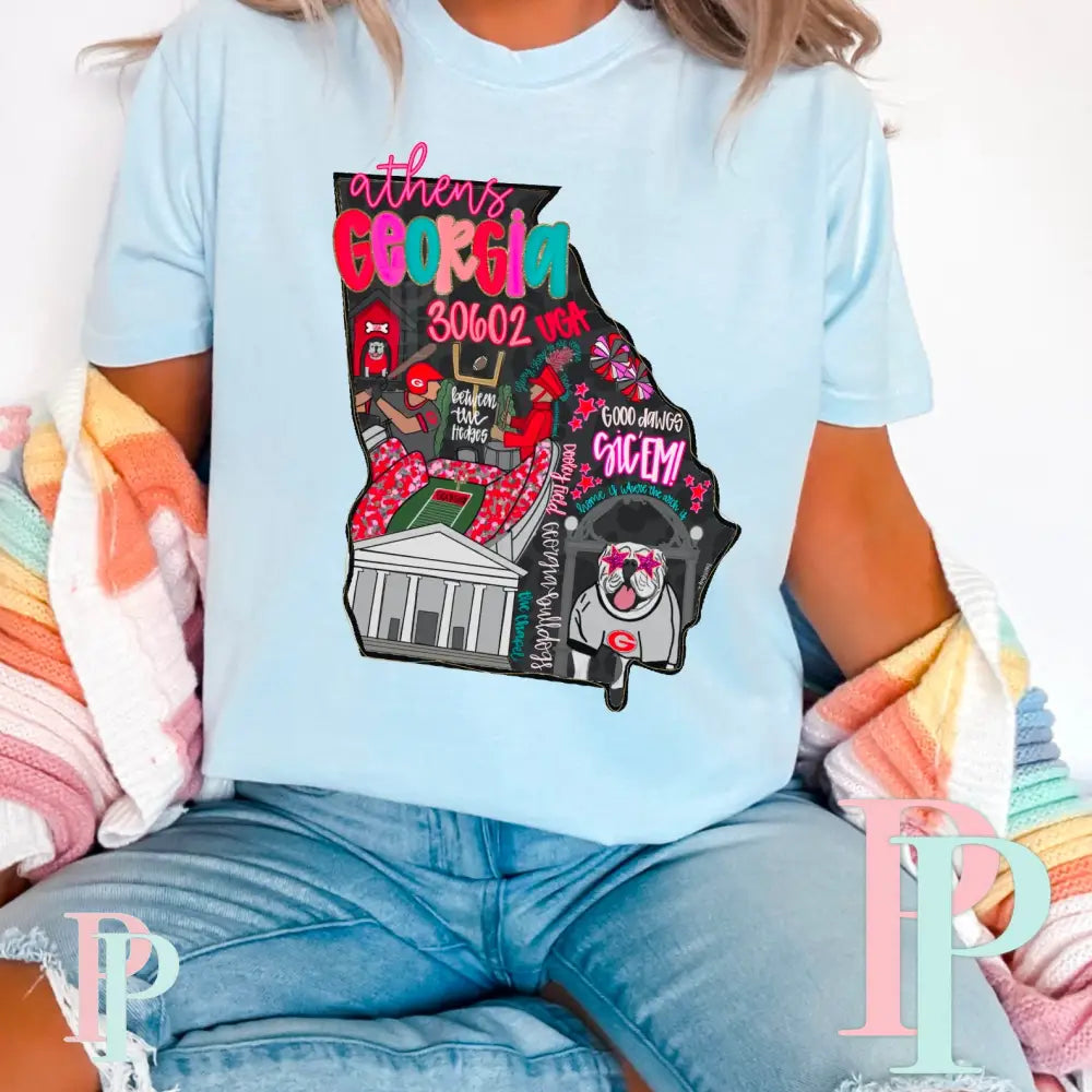 Athens Comfort Color Graphic Tee