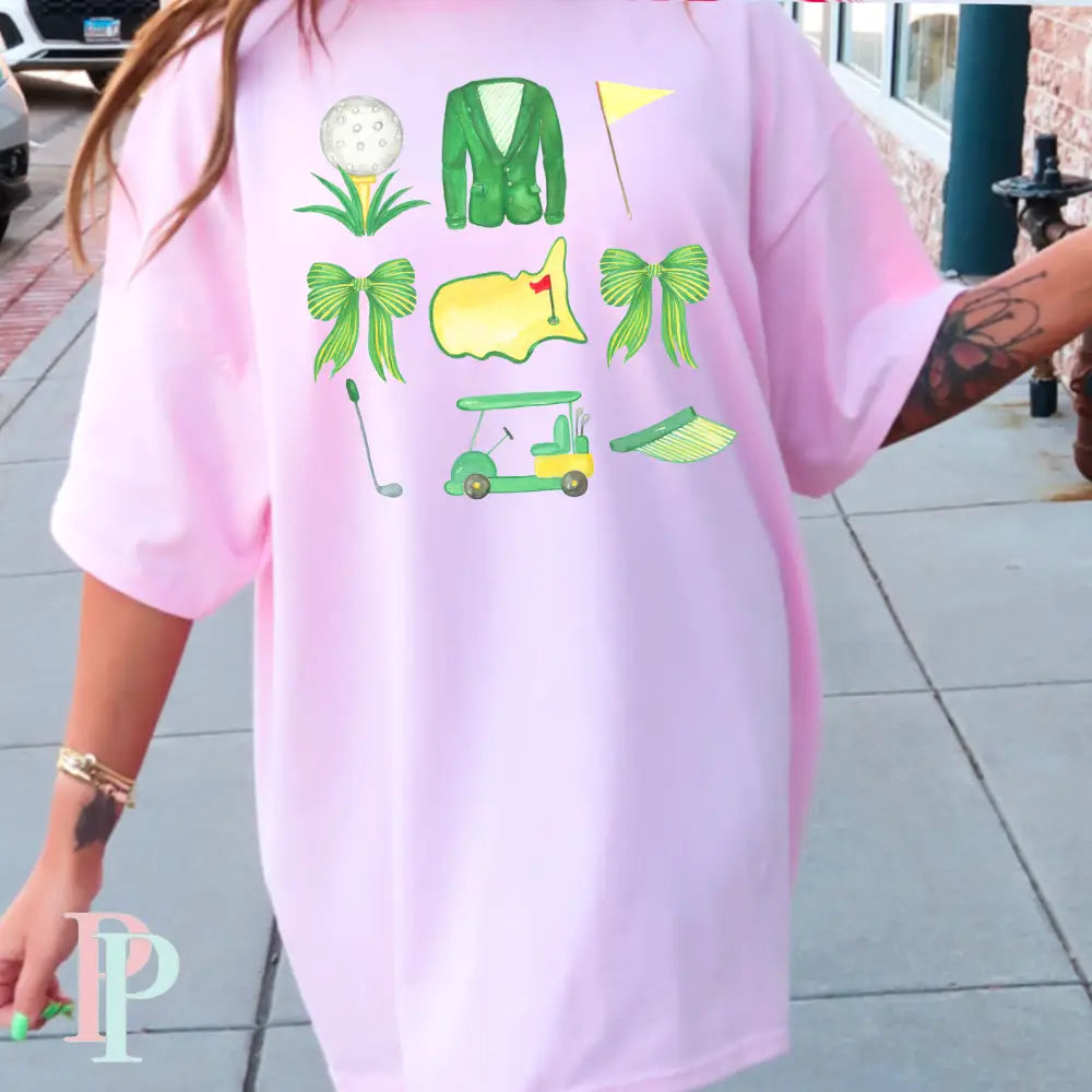 Augusta Golf Coquette Comfort Color Graphic Tee