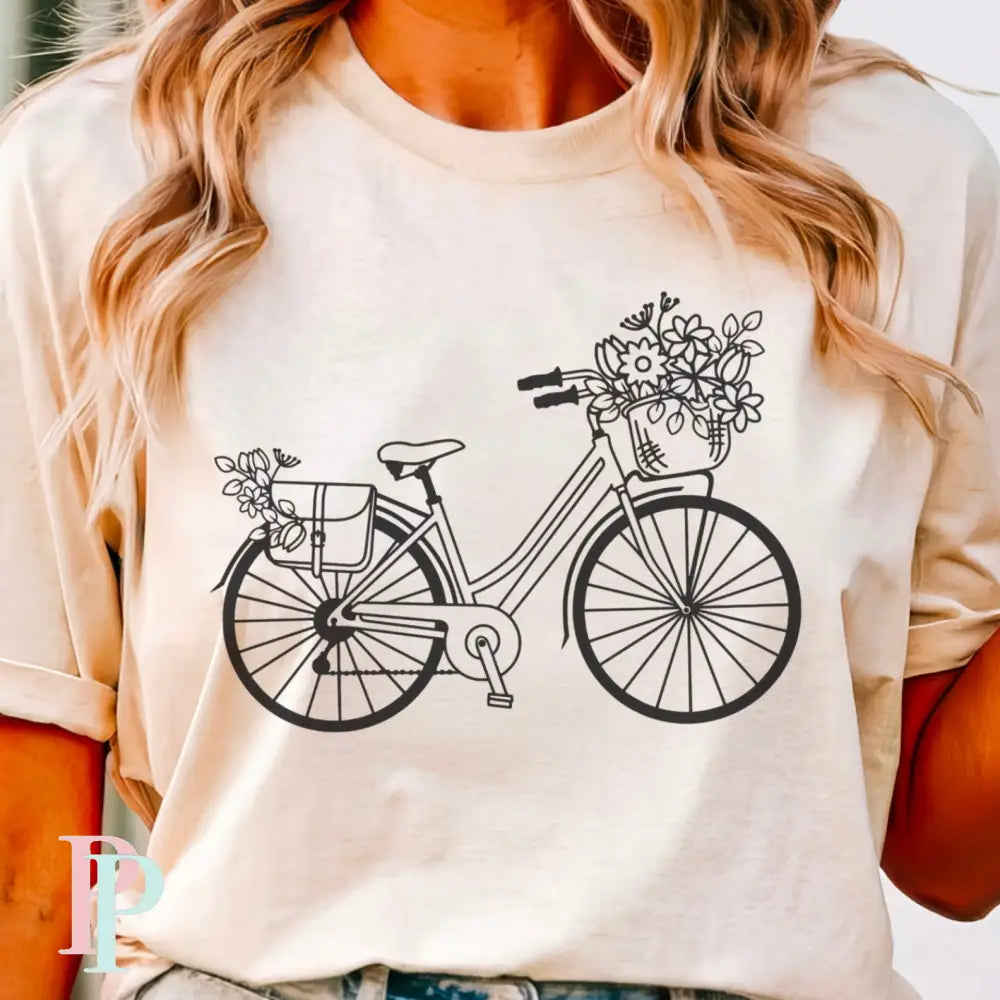 Bicycle Comfort Color Graphic Tee