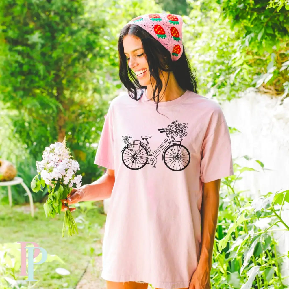 Bicycle Comfort Color Graphic Tee