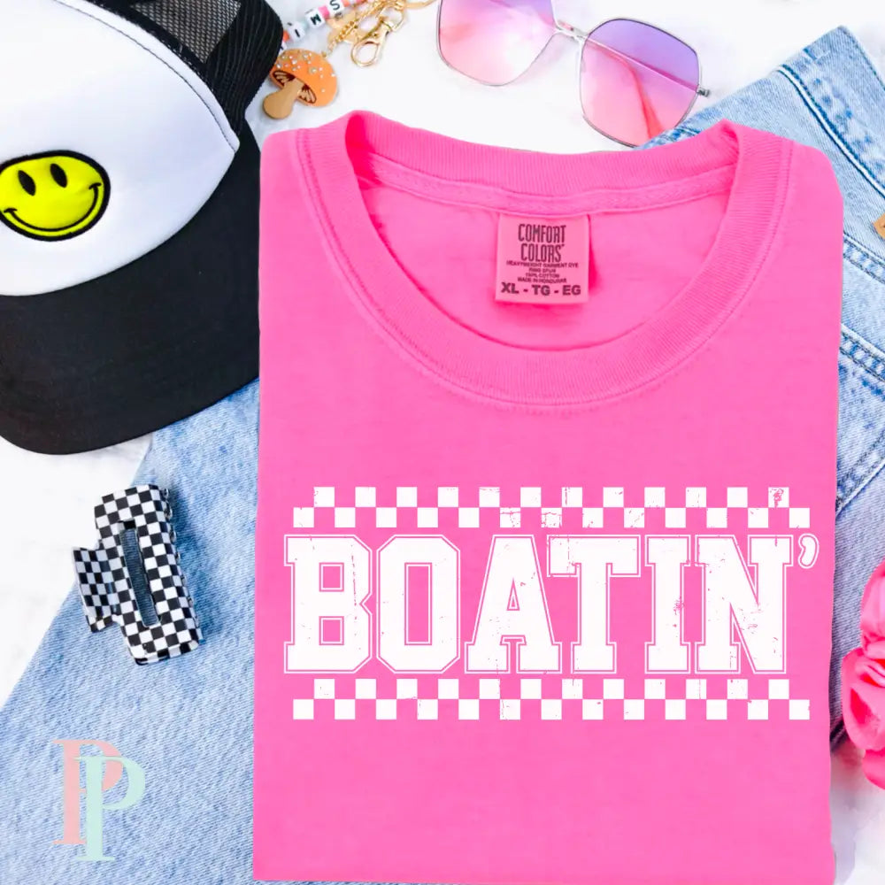 Boatin Comfort Color Graphic Tee
