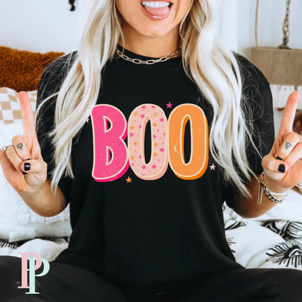 Boo Comfort Color Graphic Tee