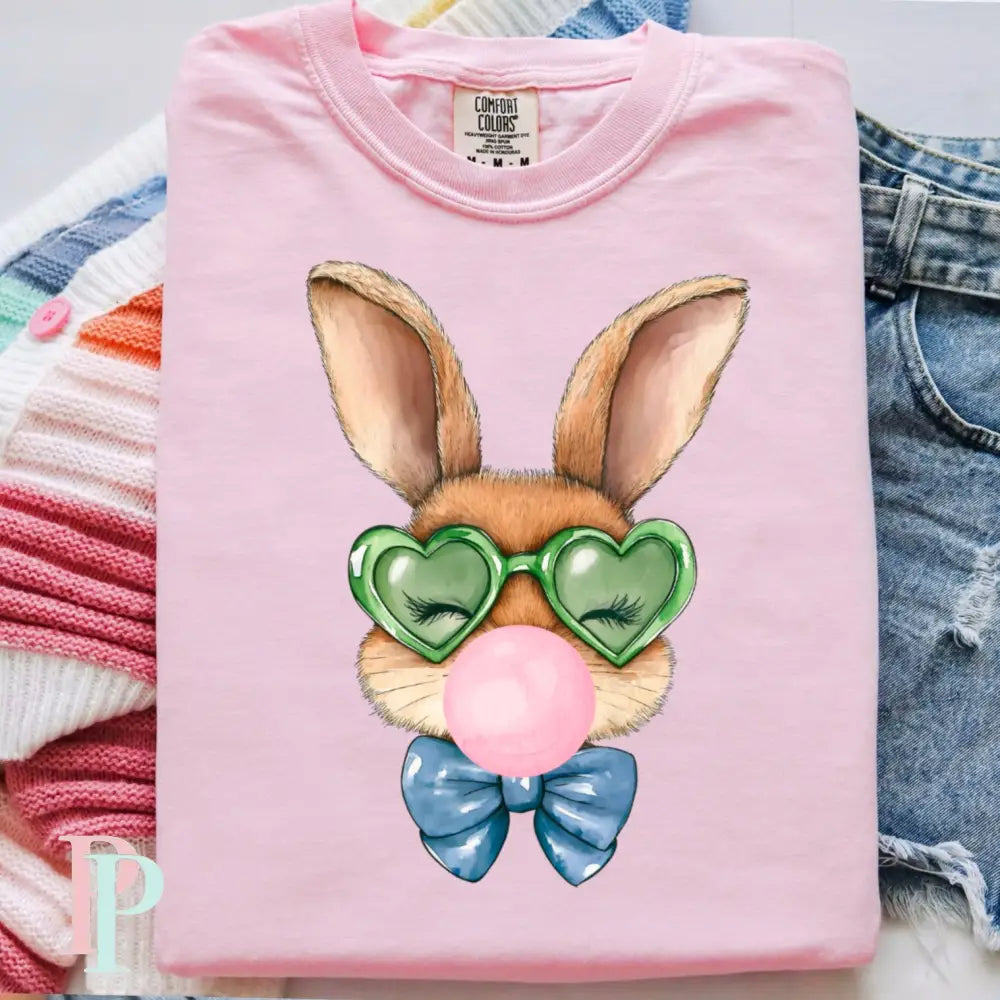 Bubble Gum Bunny DTF Transfer