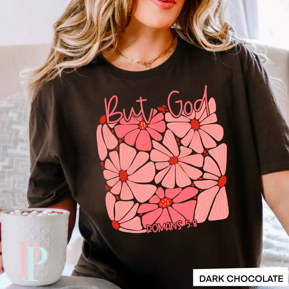 But God Romans 5:8 DTF Transfer