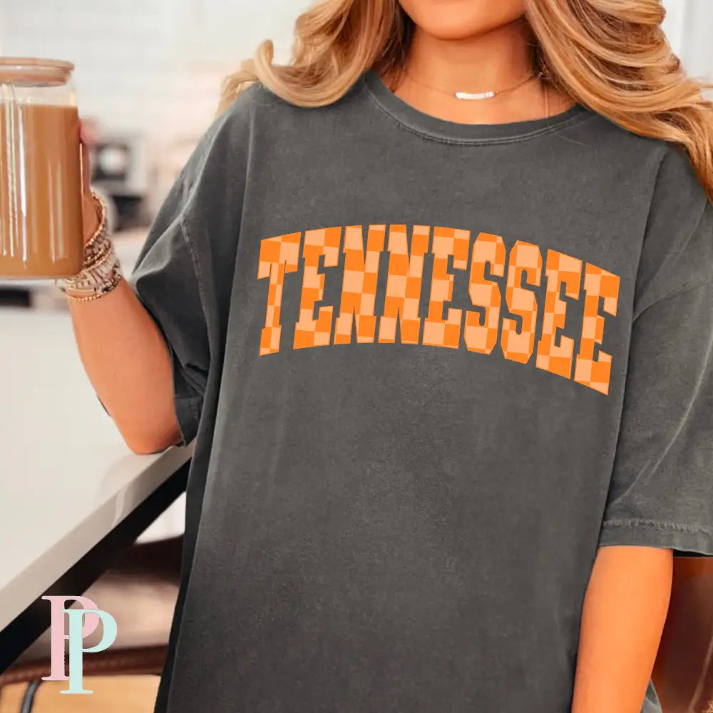 Checkered Tennessee DTF Transfer