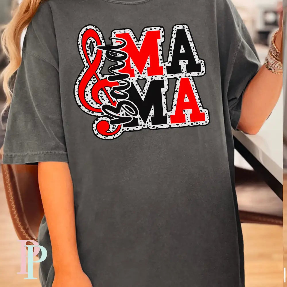 Cherokee Warriors Band Mama Comfort Color Graphic Tee