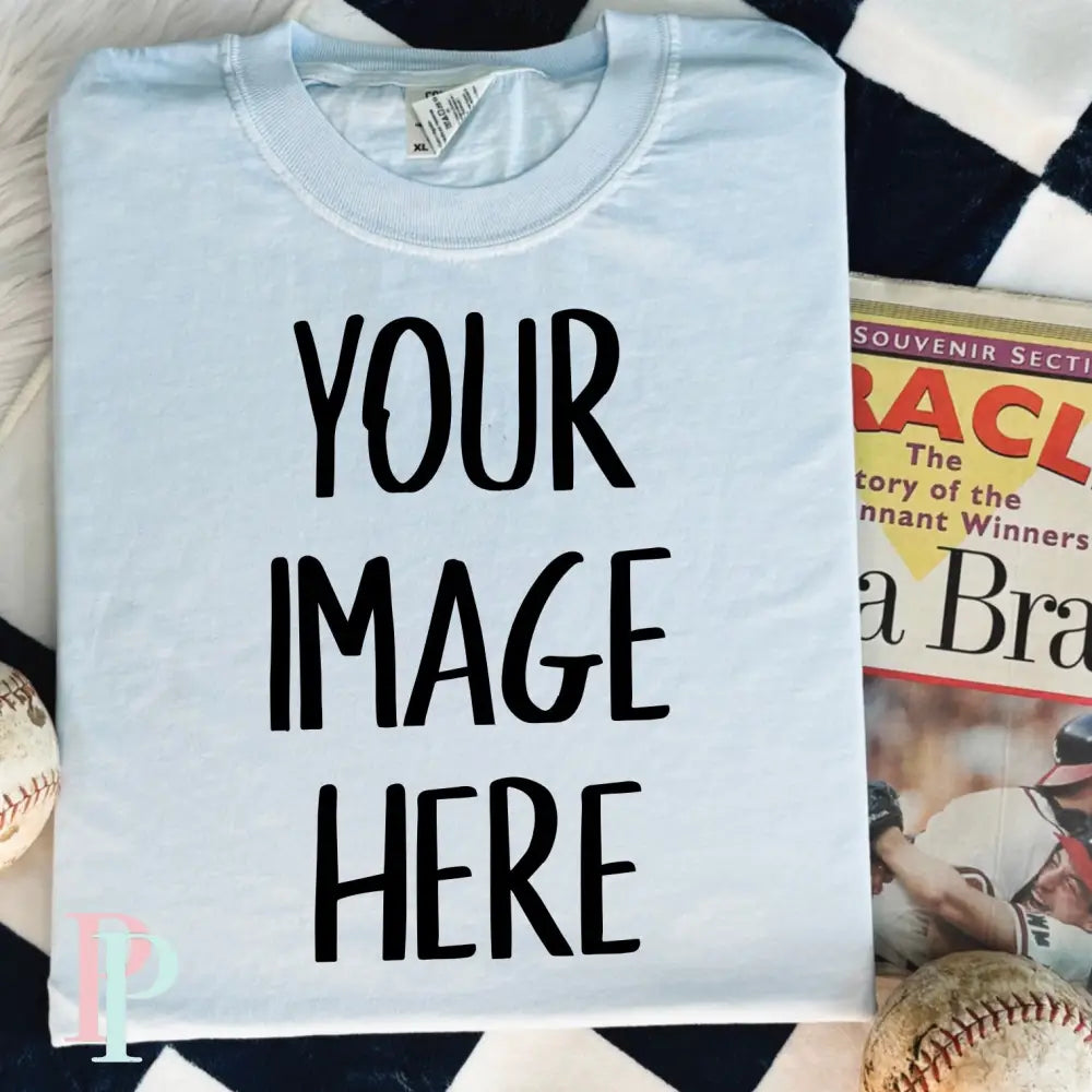 Comfort Color Chambray Mockup Baseball Digital Design Download