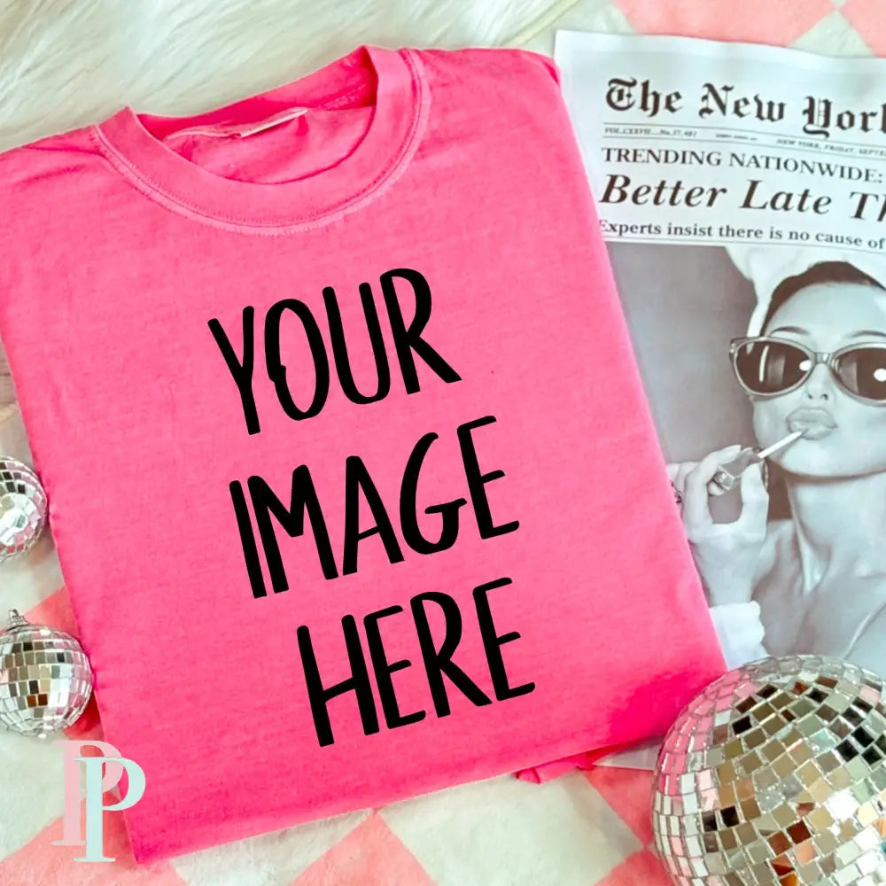 Comfort Color Crunchberry Digital Mockup Design Download