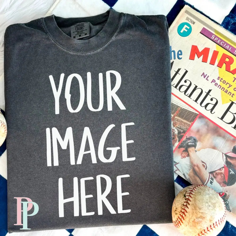 Comfort Color Pepper Mockup Baseball Digital Design Download