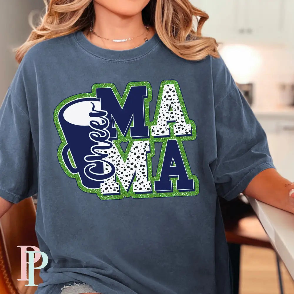 Creekview Grizzlies Cheer Mama Comfort Color Graphic Tee