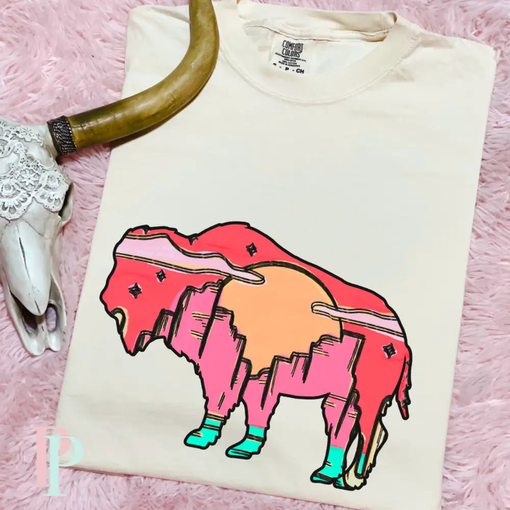 Desert Buffalo Comfort Color Graphic Tee