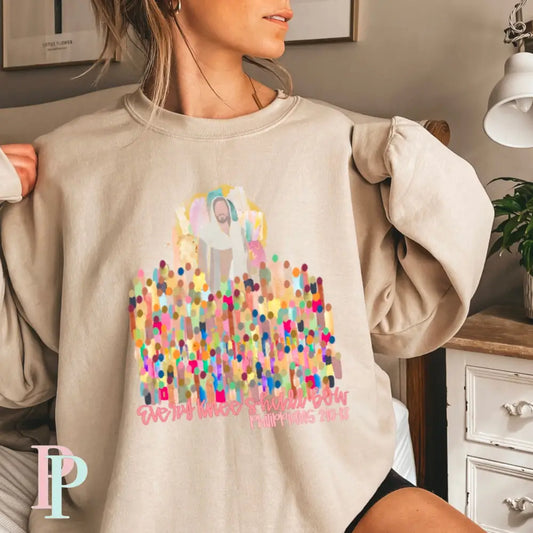 Every Knee Shall Bow Crewneck Sweatshirt Sand / Small