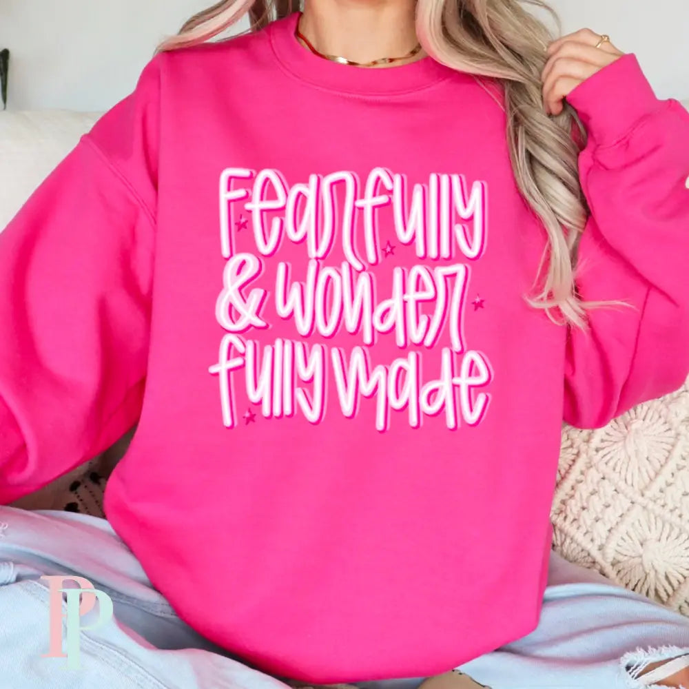 Fearfully And Wonderfully Made DTF Transfer