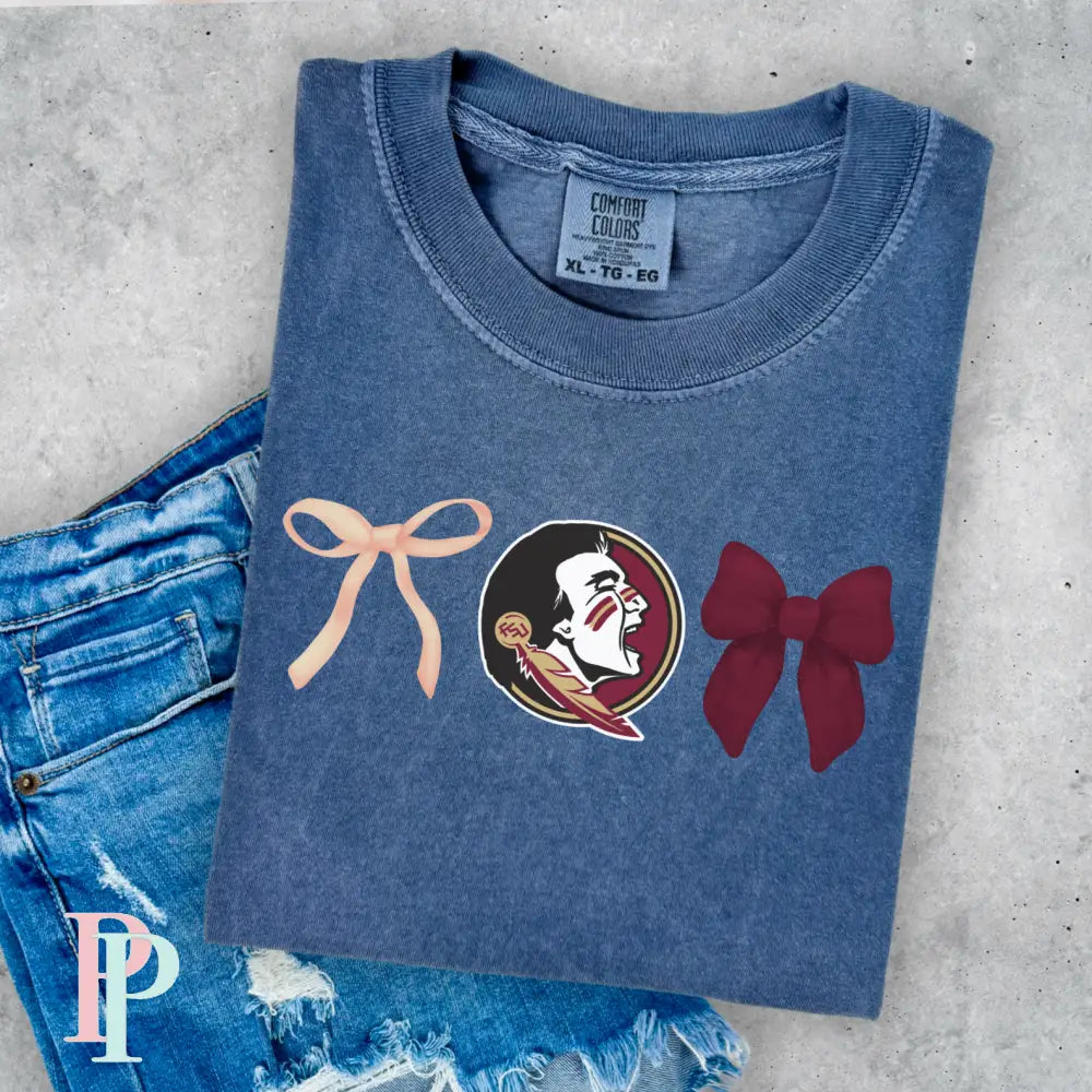 Florida State Coquette Comfort Color Graphic Tee