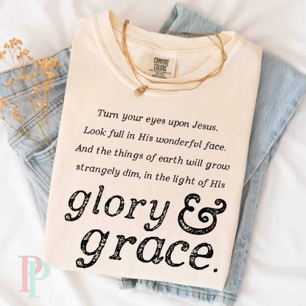 Glory & Grace Comfort Color Graphic Tee