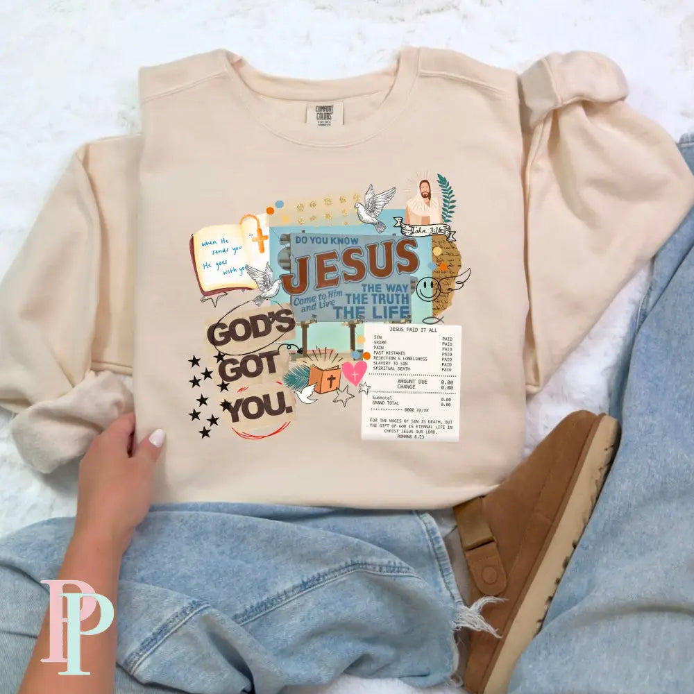 God’s Got You DTF Transfer