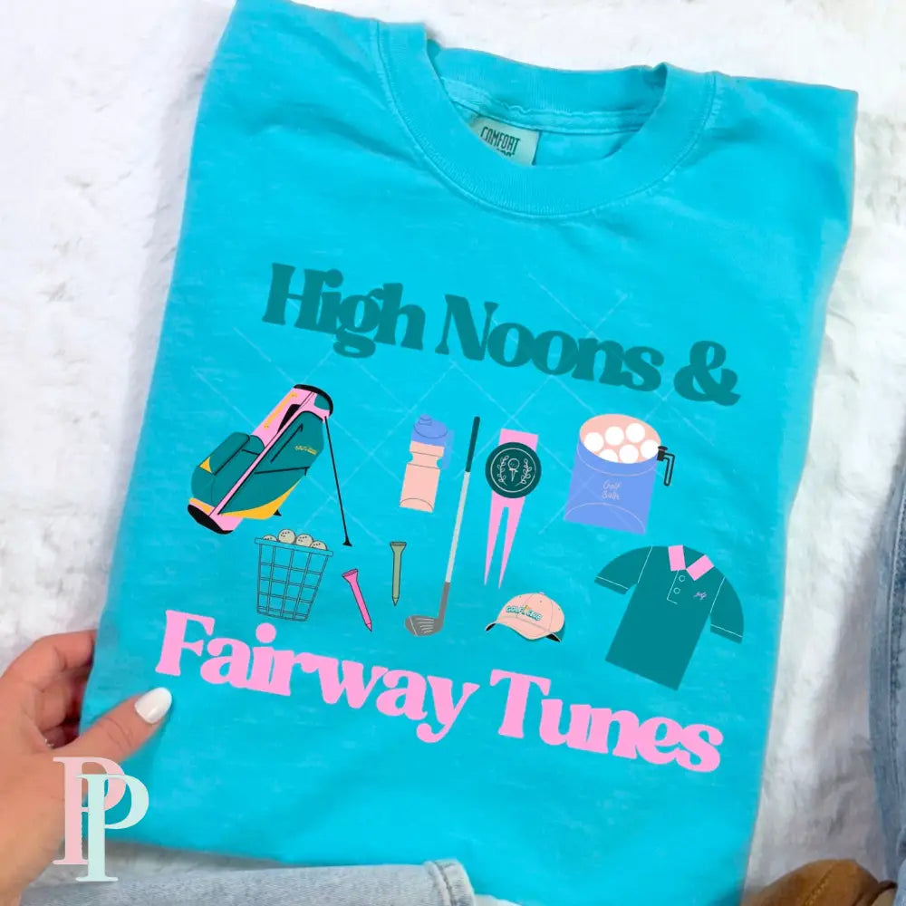High Noons And Fairway Tunes DTF Transfer