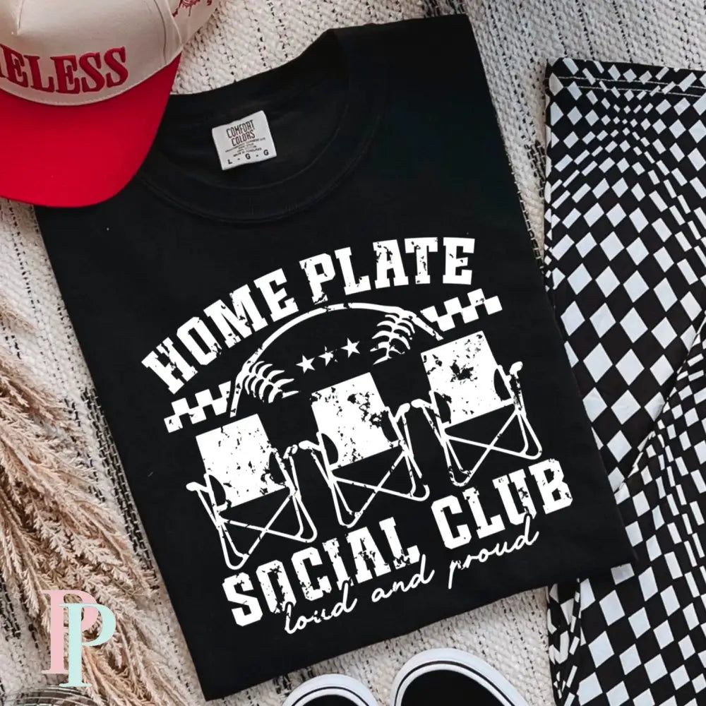Homeplate Social Club Screen Print Transfer