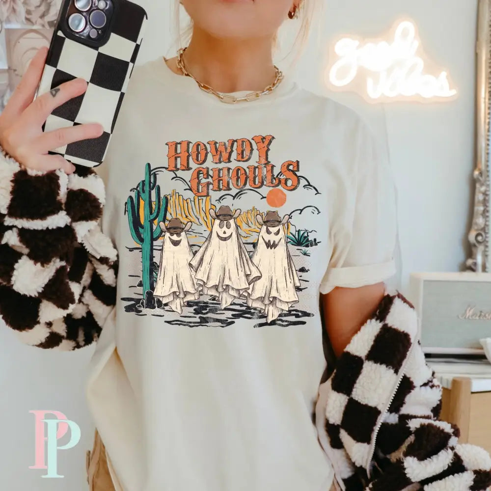Howdy Ghouls Comfort Color Graphic Tee