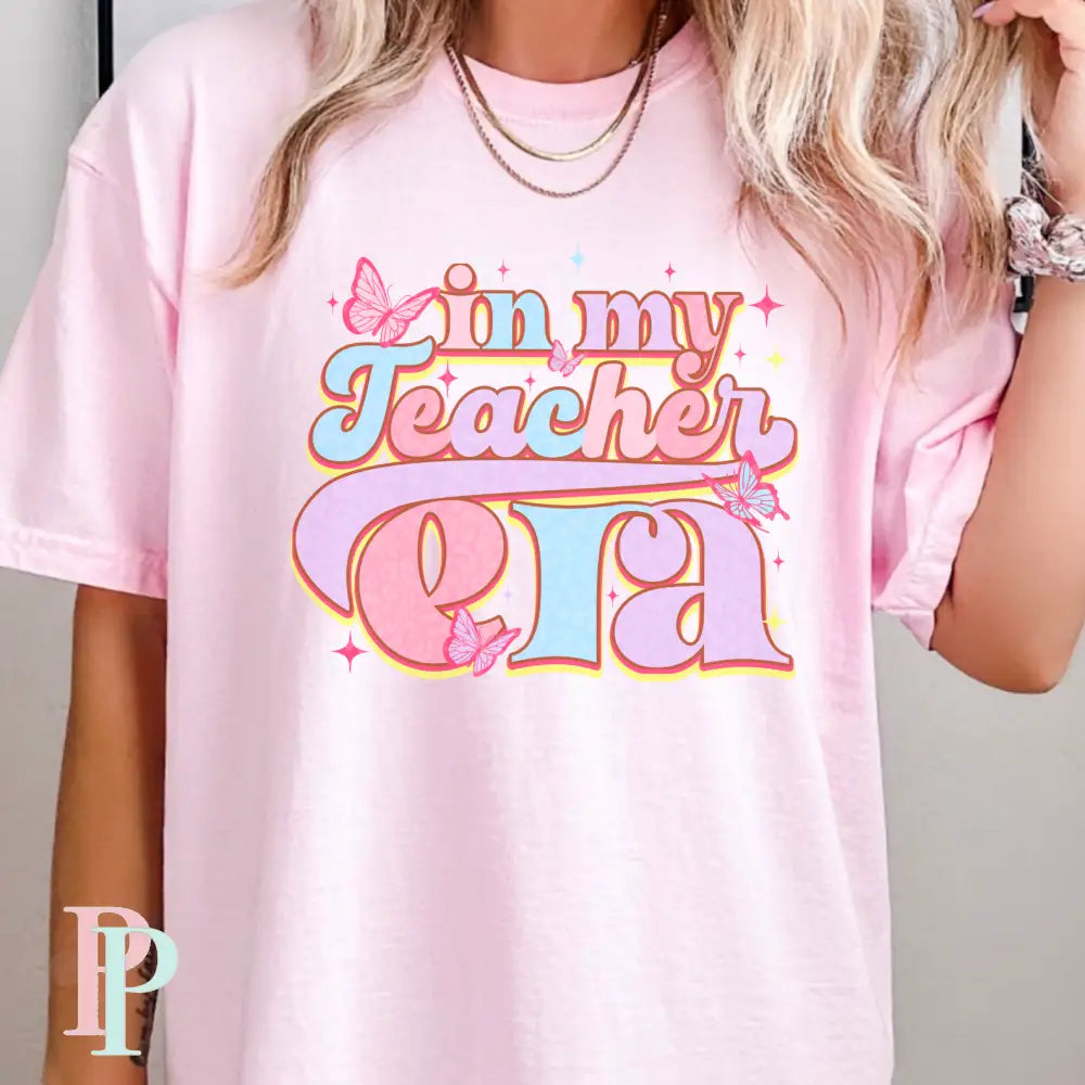 In My Teacher Era Comfort Color Graphic Tee