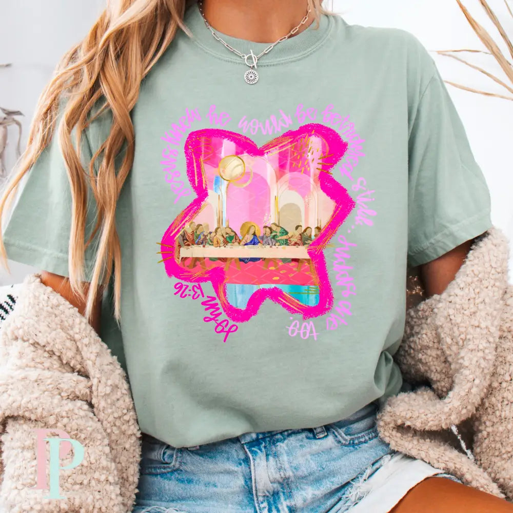 Judas Ate Too Comfort Color Graphic Tee SMALL / BAY