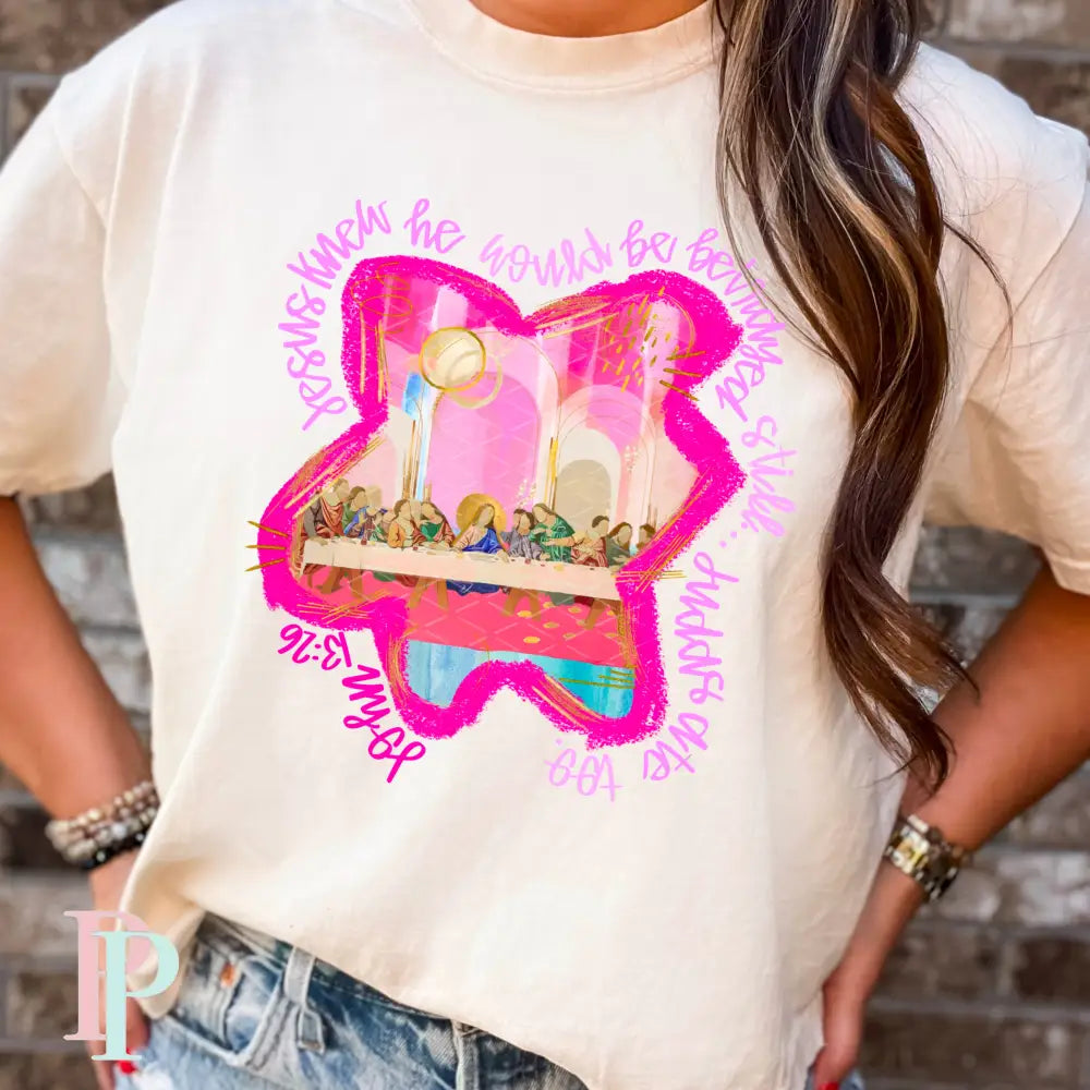 Judas Ate Too Comfort Color Graphic Tee SMALL / IVORY